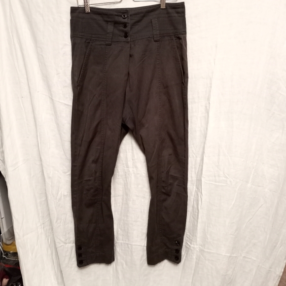 All Saints Pants - ALL SAINTS Dark Brown Harem Pants